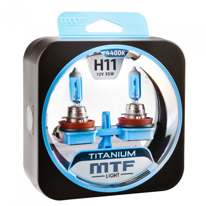 К-т ламп MTF Titanium H11 12V 55w