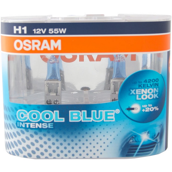 К-кт ламп Osram  H1 Cool Blue Intense CBI
