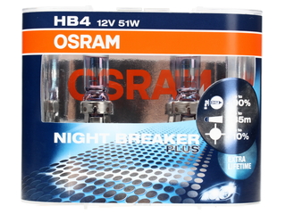 К-кт ламп Osram  H1 Night Breaker Plus NBP