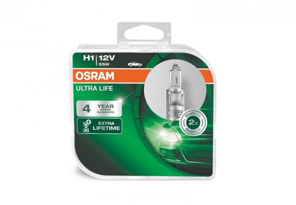 К-кт ламп Osram  H1 Ultra Life ULT