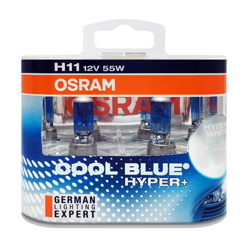 К-кт ламп Osram H11 Cool Blue Huper CBH