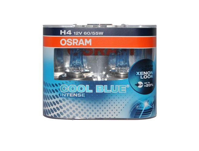 К-кт ламп Osram H4 Cool Blue Intense CBI