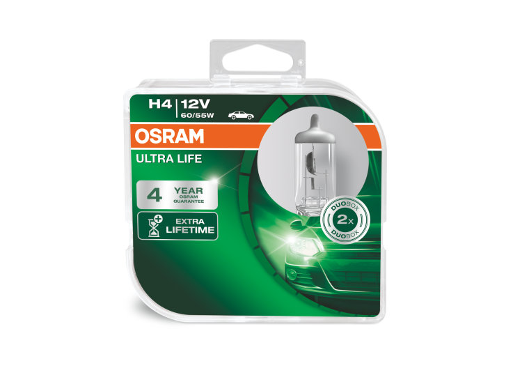 К-кт ламп Osram H4 Ultra Life ULT