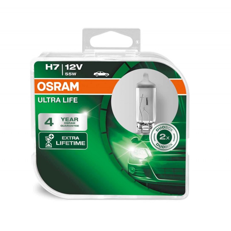 К-кт ламп Osram H7 Ultra Life ULT