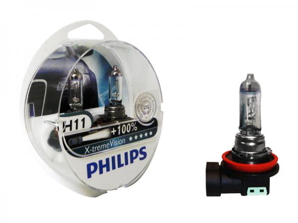 К-кт ламп PHILIPS H11 X-Treme Vision