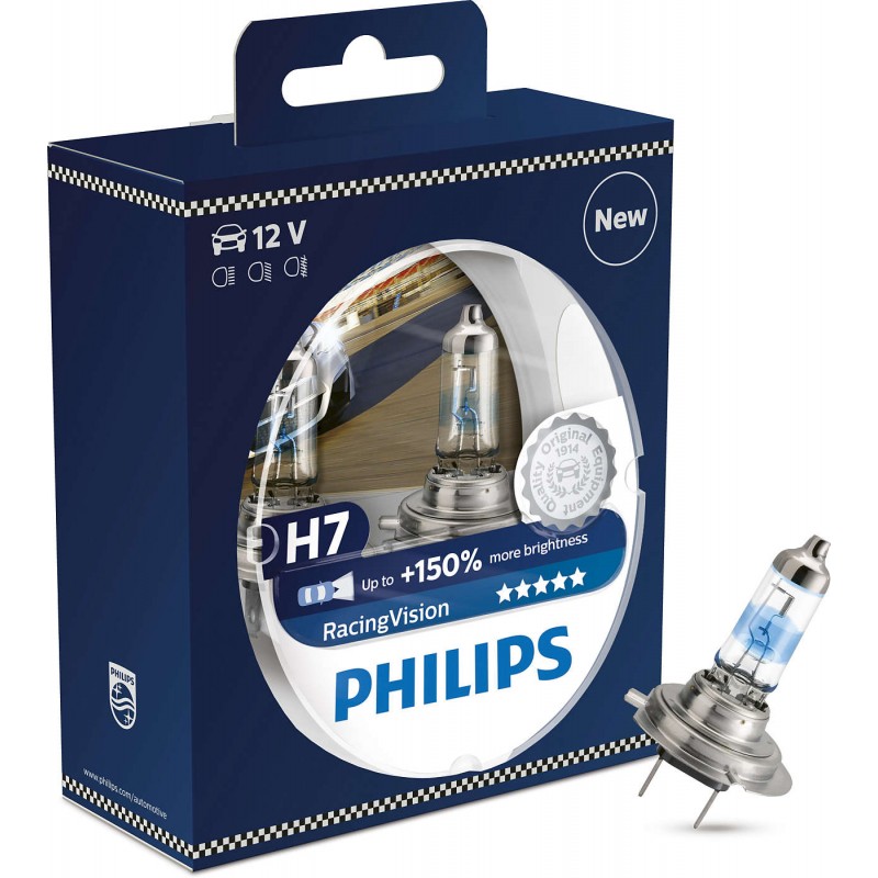 К-кт ламп PHILIPS H7 Rasing Vision RVS2