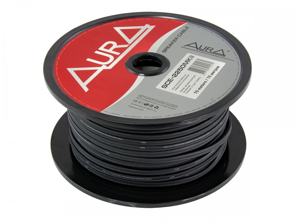 Акустический кабель  AURA SCE-2250 2*2.5 75м