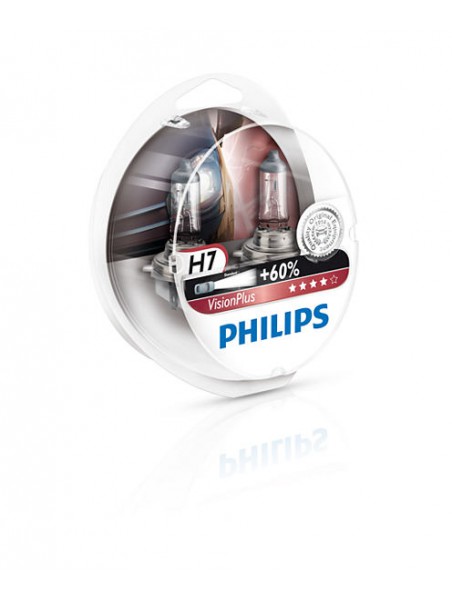 Лампы Philips Н7 +60% Vision Plus