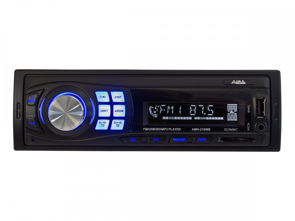 Ресивер  AurA AMH-210WB синяя подсветка