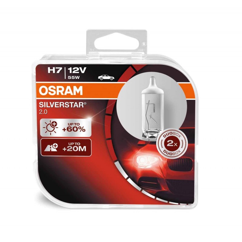Лампа Osram H7 64210 SV2 Лампа H7 (+60%) 12V 55W комплект 1шт.
