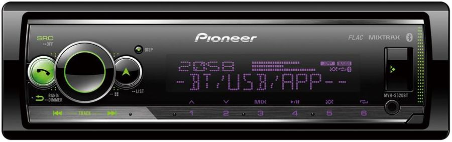 USB/SD-ресиверы (без CD)  Pioneer MVH-S520BT
