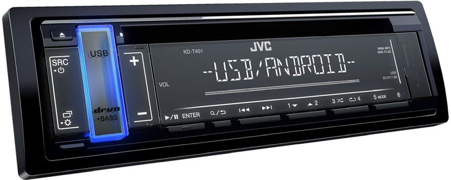 CD-Ресивер MP3  JVC  KD-T401