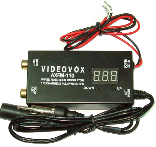 FM модулятор стереофон Videovox AXFM-110