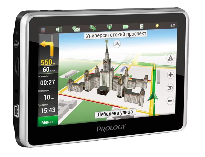 GPS навигатор Prology  iMAP-580TR +ВИДЕОРЕГИСТРАТО
