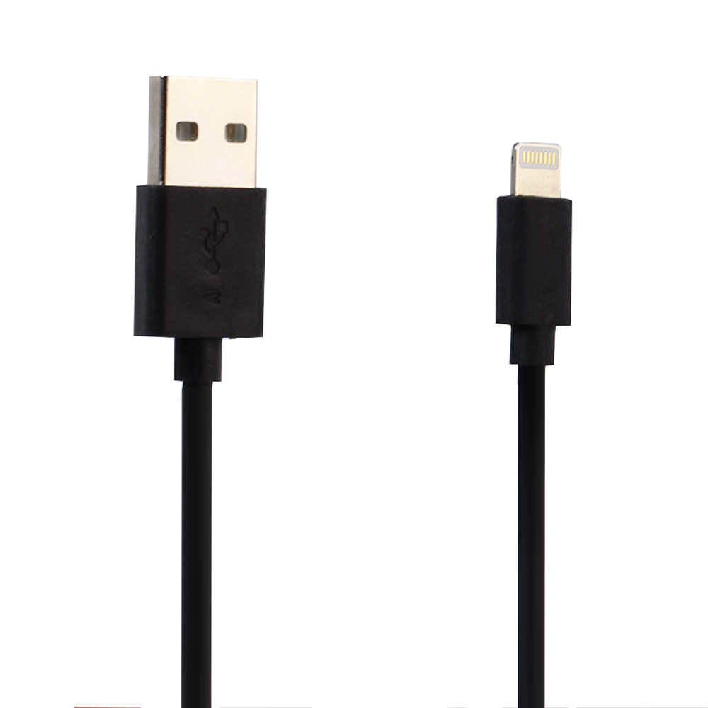 HEART | USB 8pin| Кабель USB для iPhone 5/6/iPad4 черный|