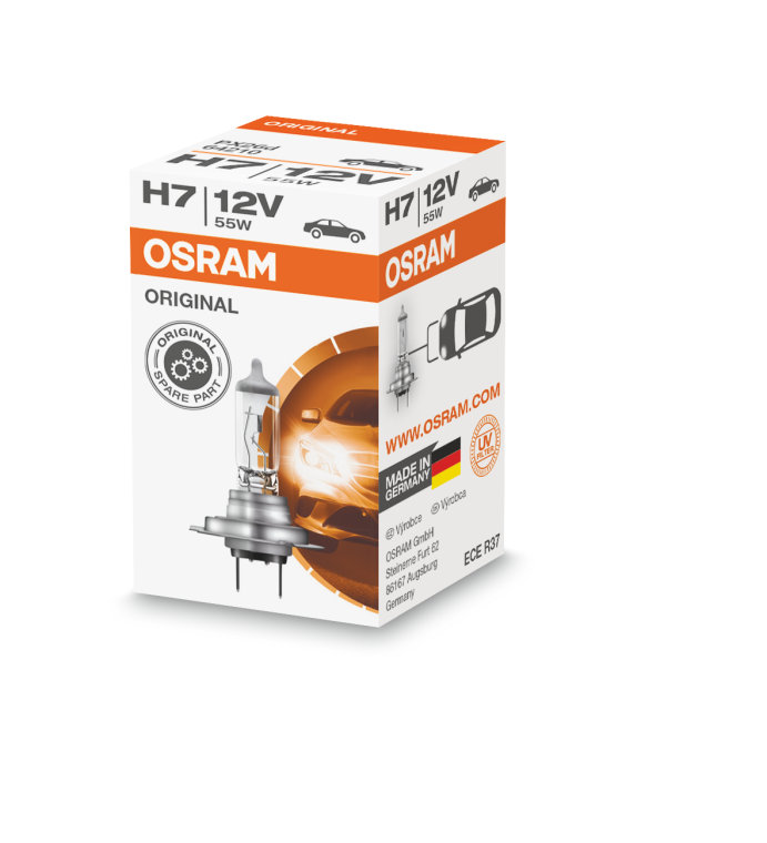 Лампа Osram H7 64210 SVs (+50%) 12V 55W 1шт.