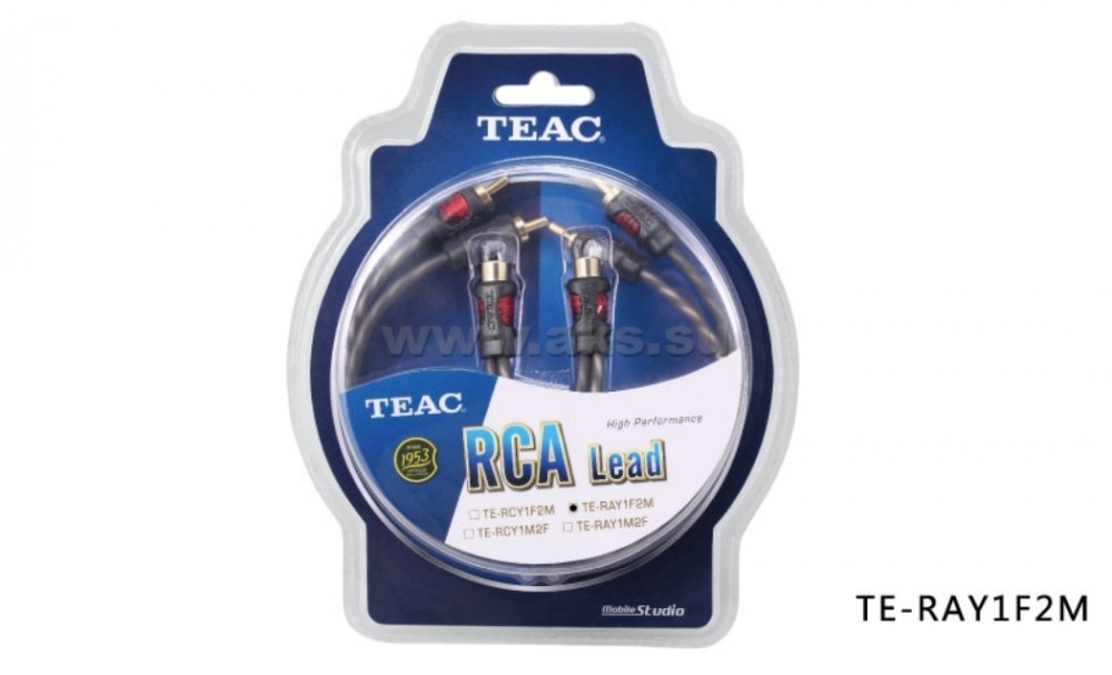 RCA кабель TEAC TE-RAY 1 F 2M блистер, пара