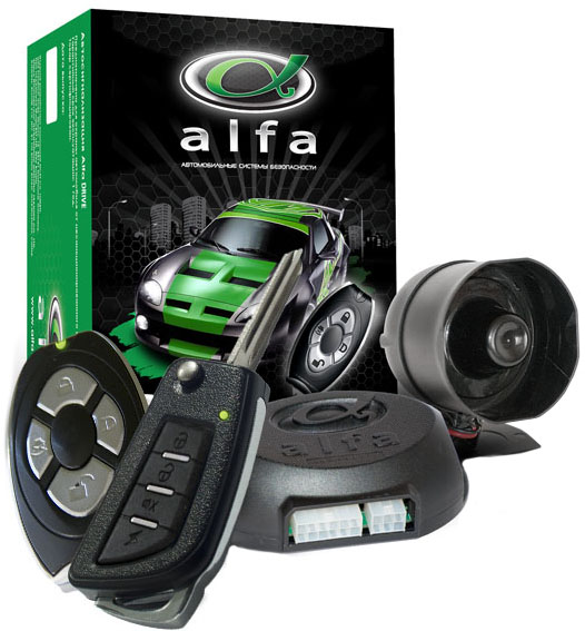 Автосигнализация   Alfa Drive